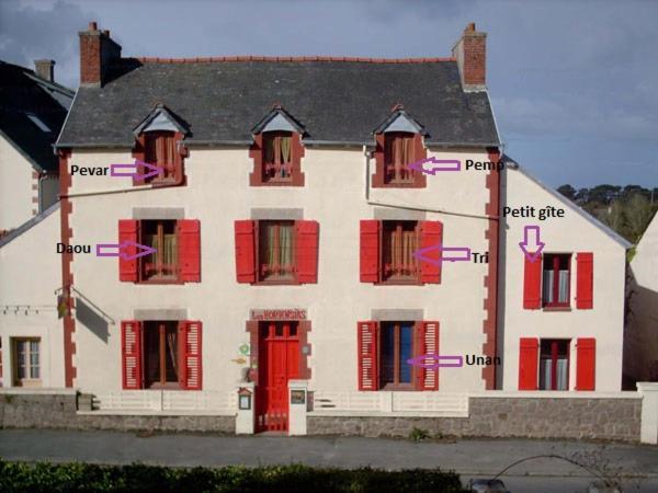 Trévou-Tréguignec Les Hortensias Gr 34 - Chambres D'Hotes المظهر الخارجي الصورة